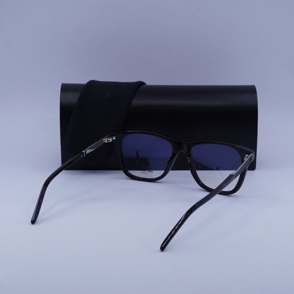 Saint Laurent SL M83 001 Square Eyeglasses – Black 52mm - Picture 3 of 10